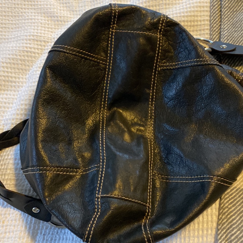 Lucky black leather hobo bag - Picture 5 of 7